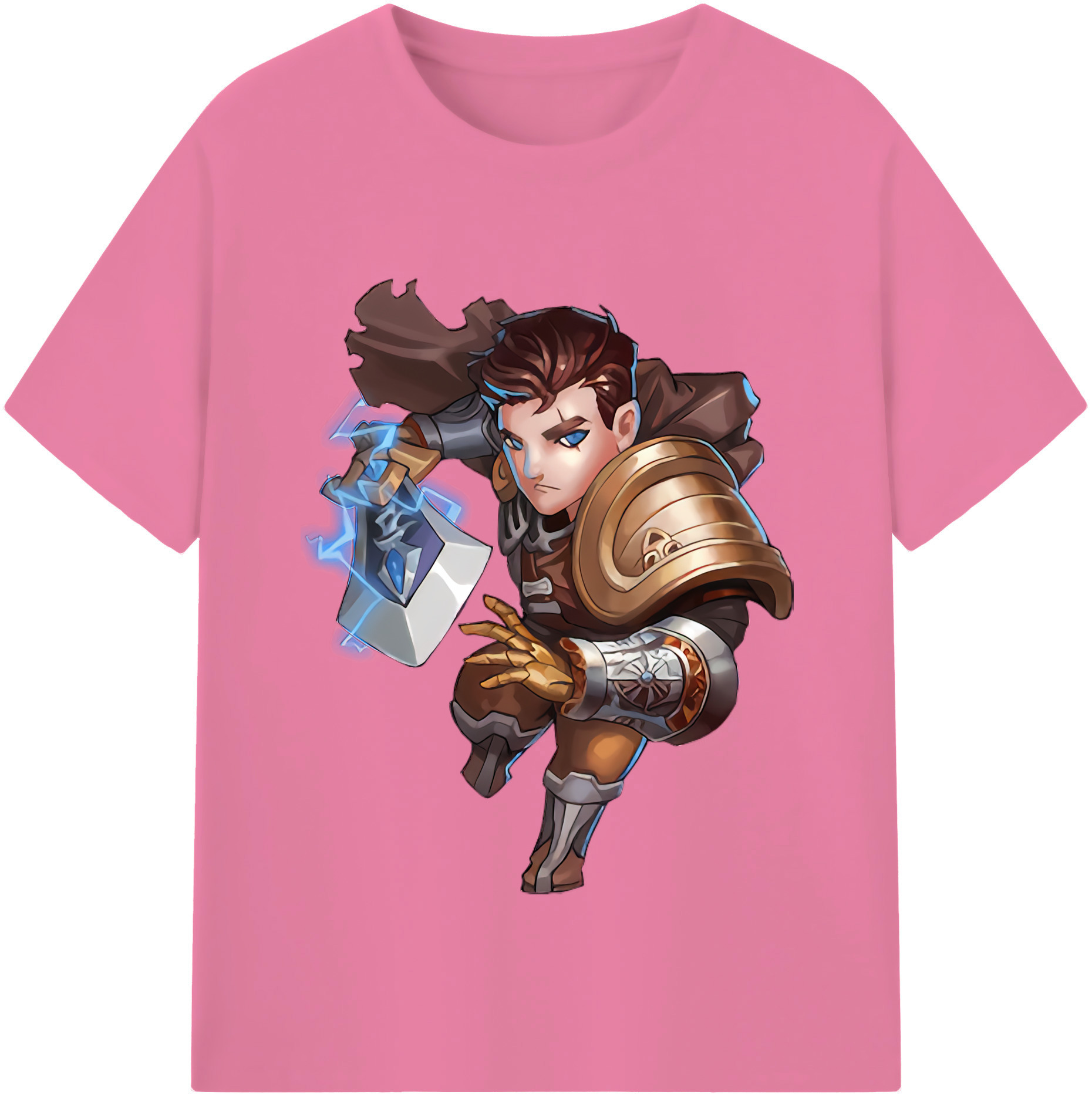 リーグ・オブ・レジェンド League of Legends LOL 綿100％半袖Tシャツ（フロントプリント）